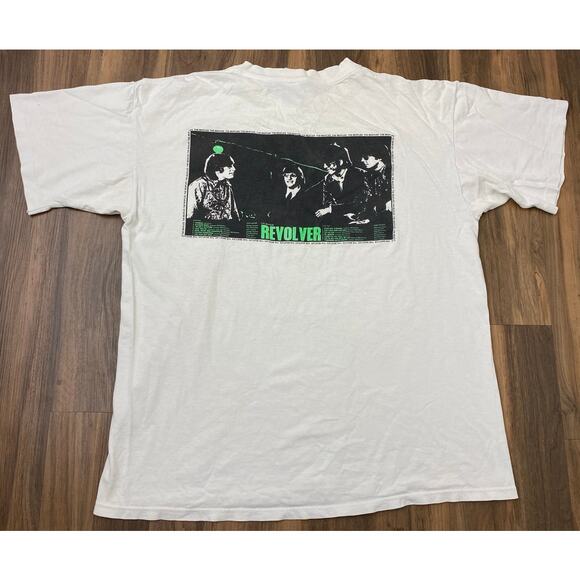 VTG 1991 Miller Apple Corp The Beatles Revolver USA album band t-shirt XL - Picture 4 of 8